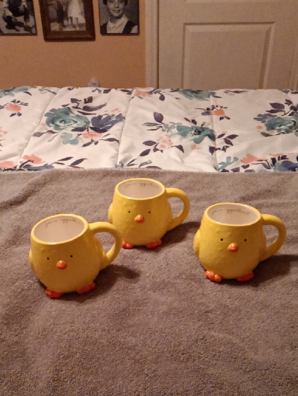 Yellow Chick Ceramic Mug - Cute Spring Home Accent